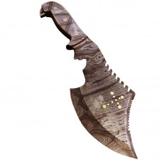 Damascus handmade Tracker knife beautiful handmade sharped blade